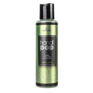 Sensuva - Handipop Handjob Massagegel Groene Appel - 125 ml