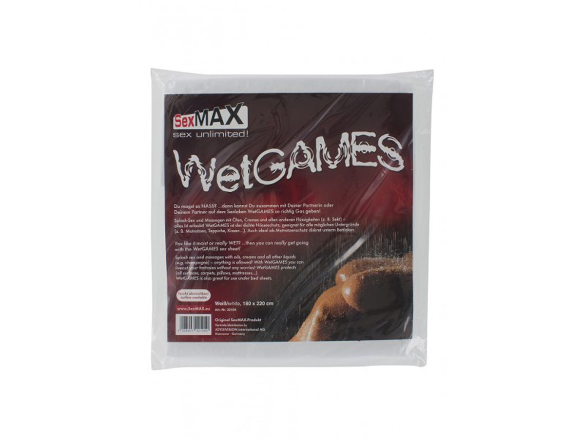 SexMAX WetGAMES Laklaken 180 x 220 cm - Wit - Afbeelding 2