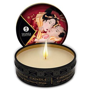 Shunga - Massagekaars Sparkling Strawberry/Romance 30ml