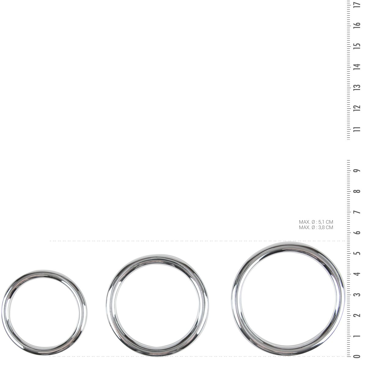 Sinner - Metalen Cock- En Balring Set - Afbeelding 3