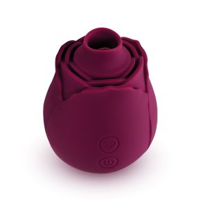 Skins Rose Buddies - The Rose Flutterz Vibrator - Wijnrood