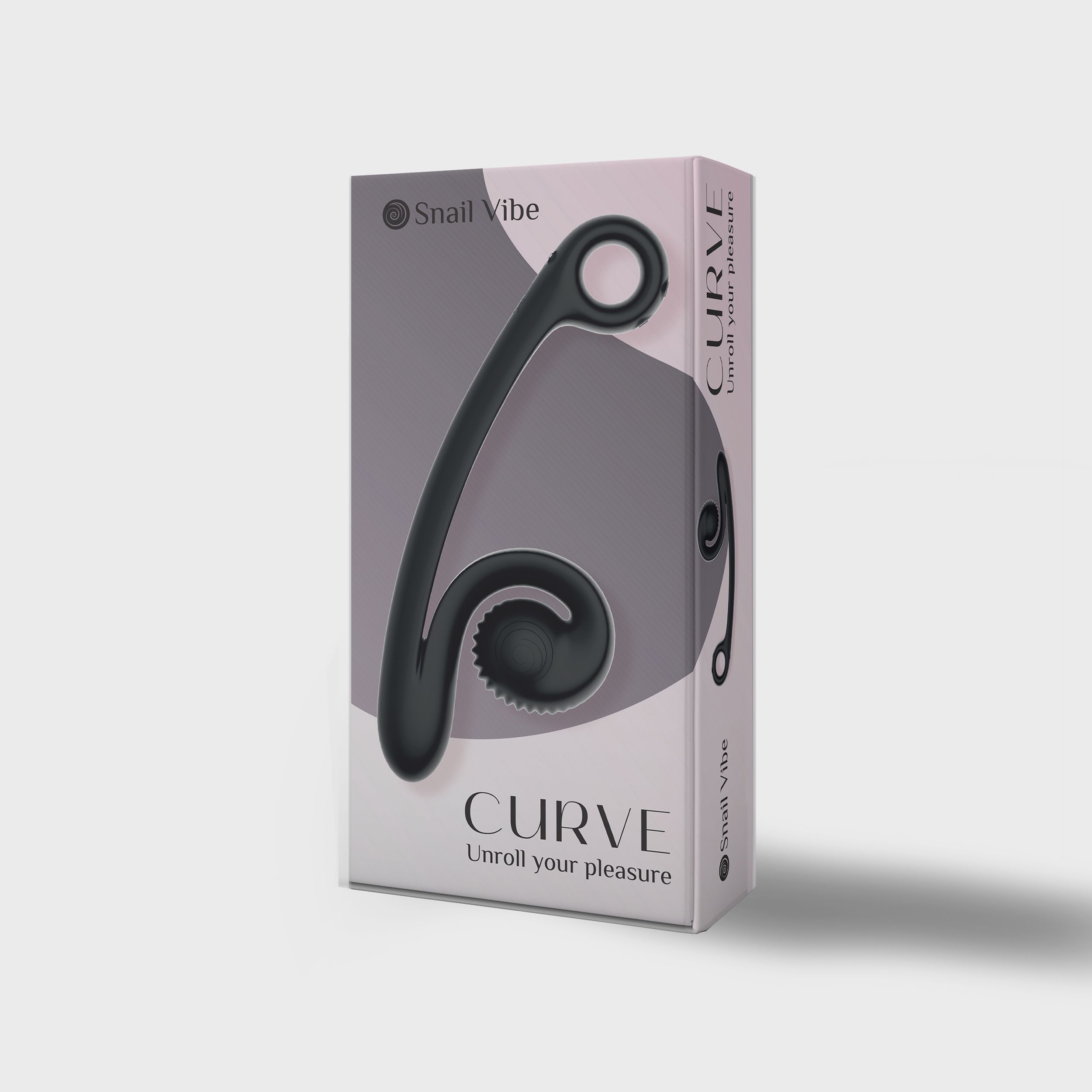 Snail Vibe Curve Duo Vibrator - Zwart - Afbeelding 4