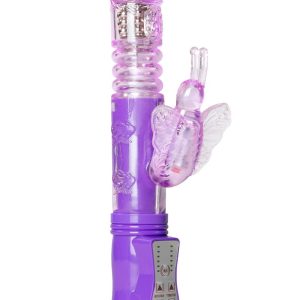 Stotende Butterfly Vibrator - Paars