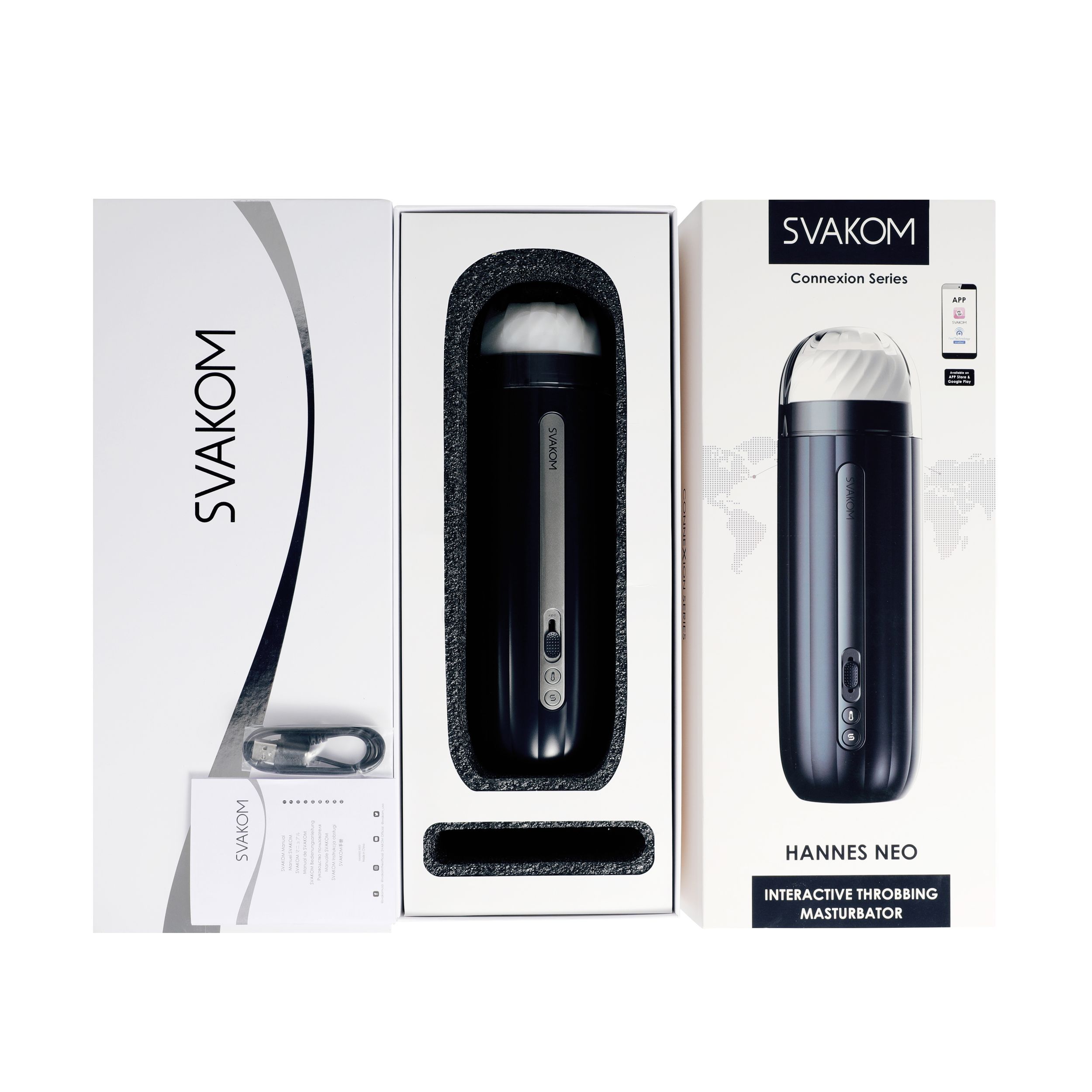Svakom - Hannes Neo Interactive Masturbator App Controlled - Afbeelding 3