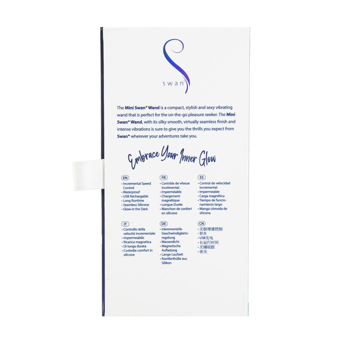 Swan - The Mini Swan Wand Glow In The Dark Purple - Afbeelding 5