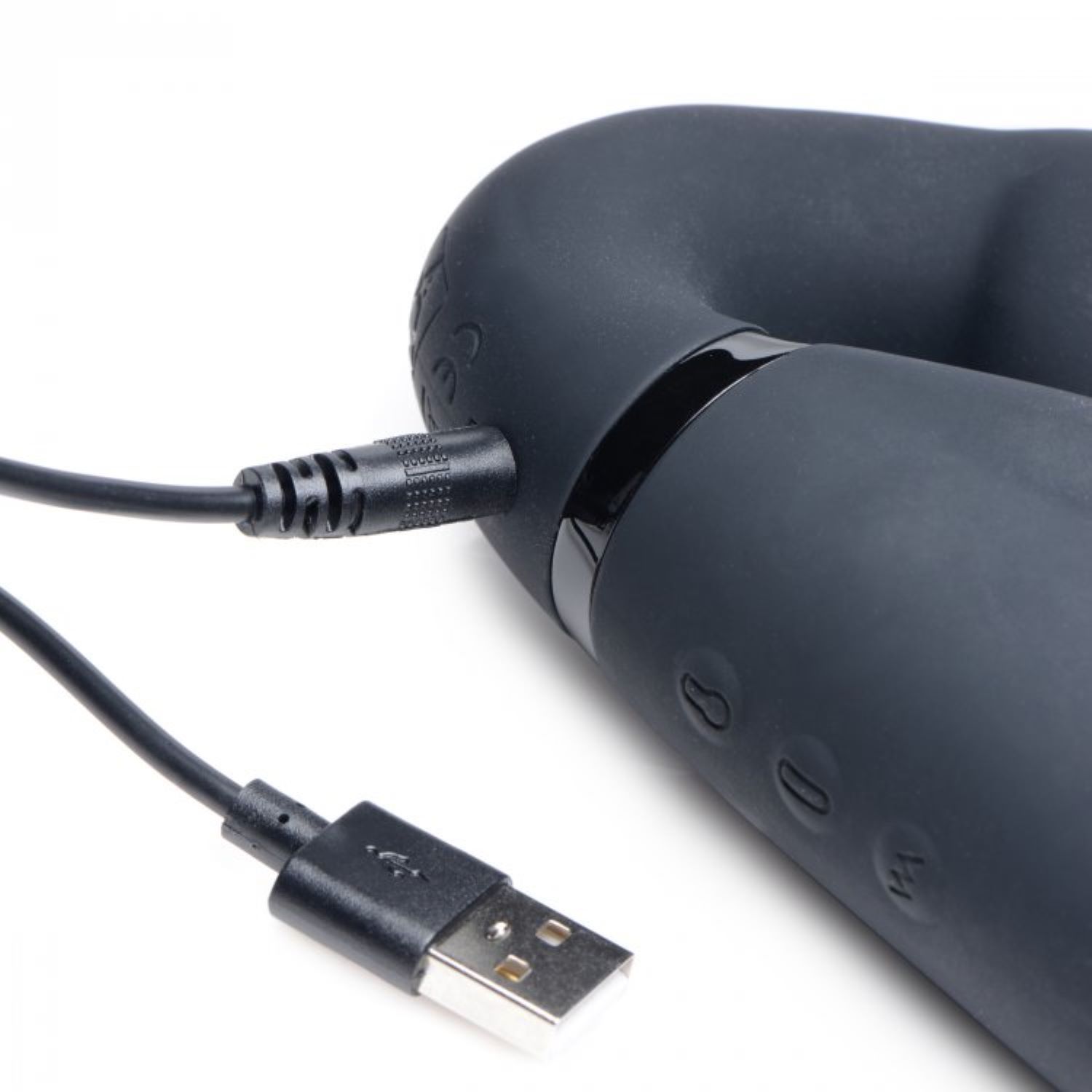 Swirl Vibrerende Strapless Strap-On - Black - Afbeelding 4