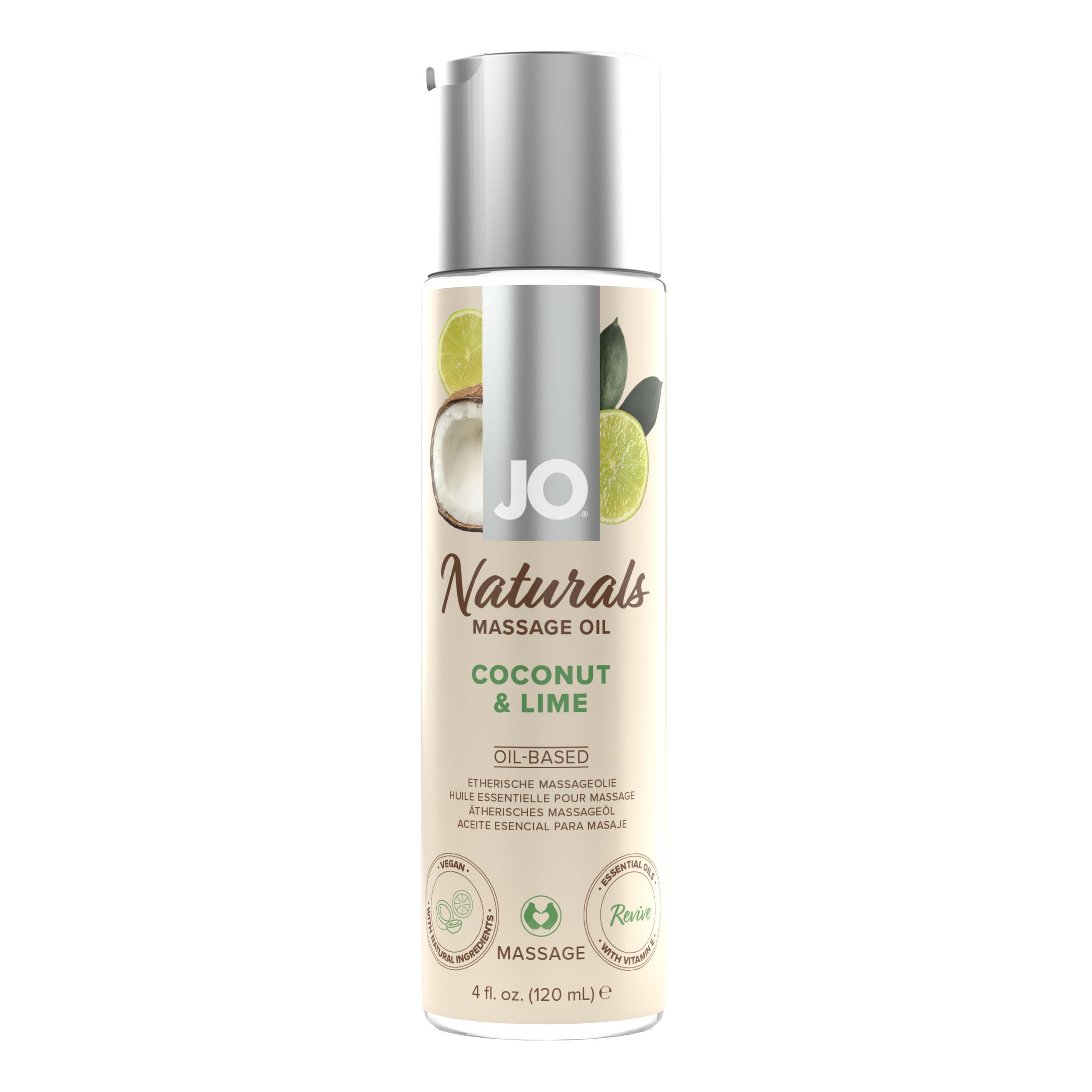System JO - Naturals Massage Oil Coconut En Lime - 120 ml
