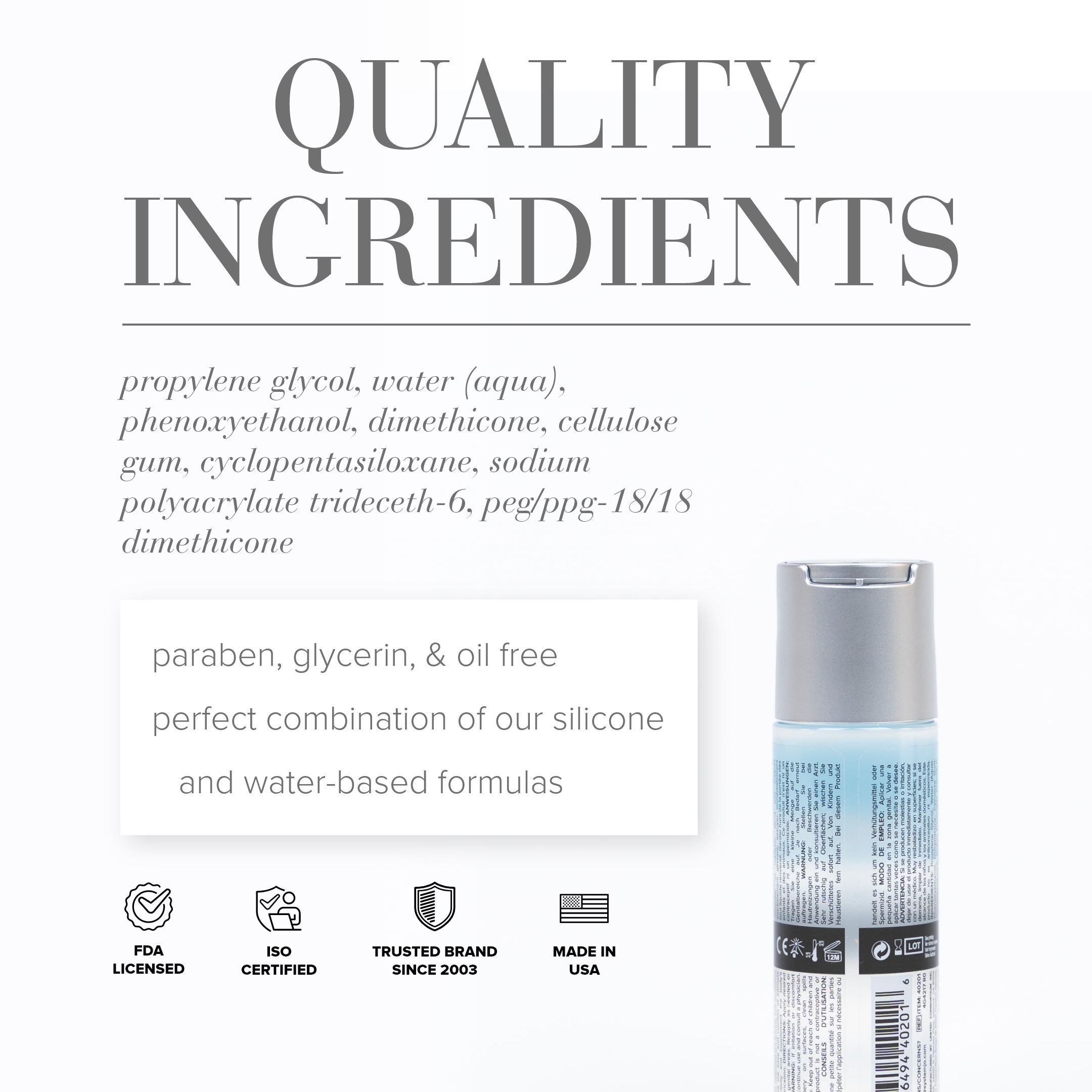 System Jo - Classic Hybrid Glijmiddel - 30 ml - Afbeelding 2