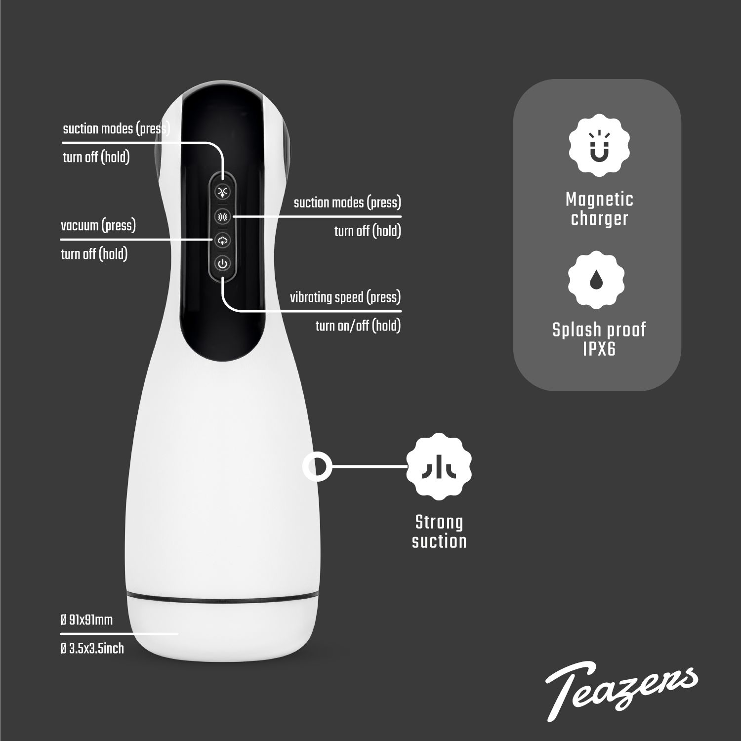 Teazers Automatische Masturbator - Afbeelding 4