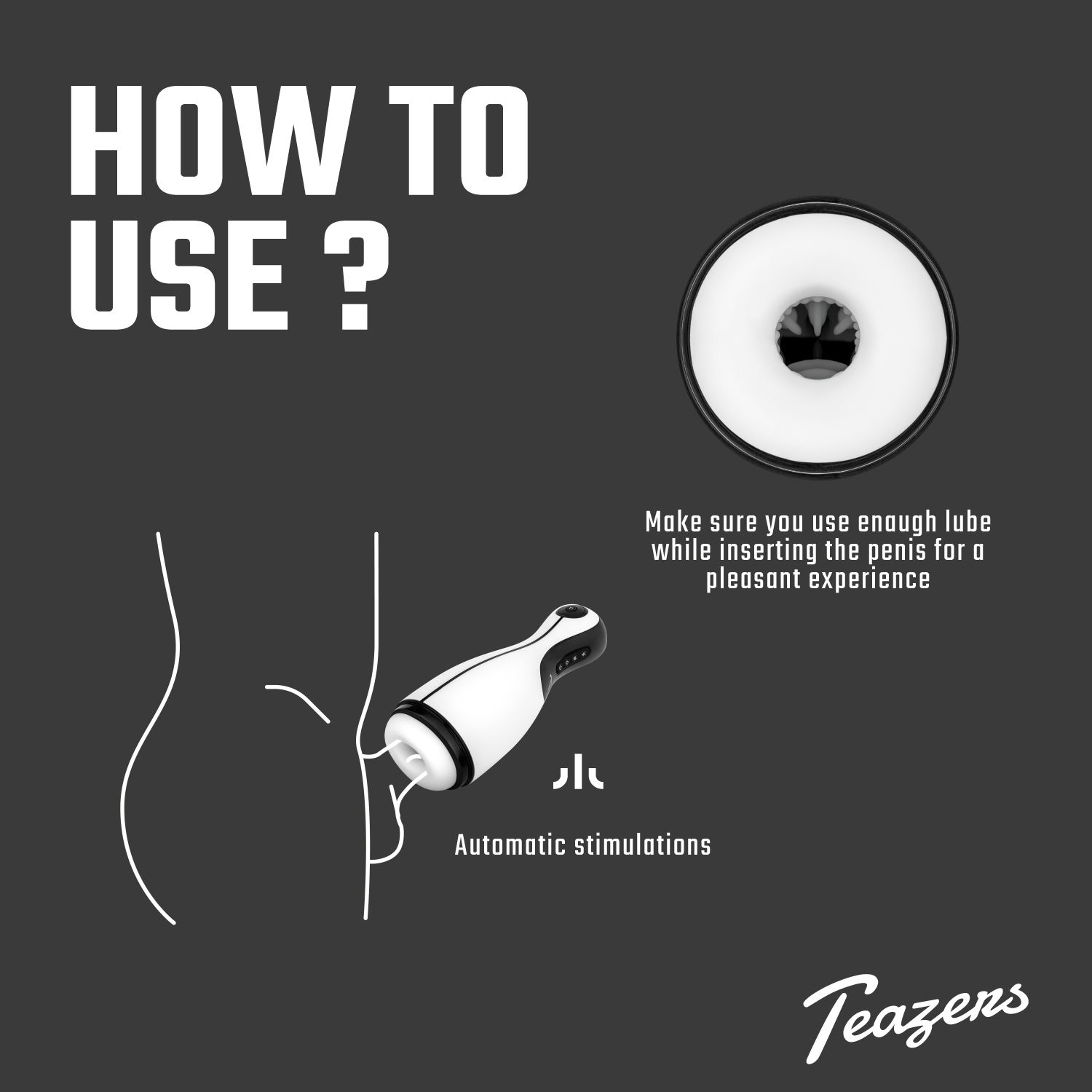 Teazers Automatische Masturbator - Afbeelding 5