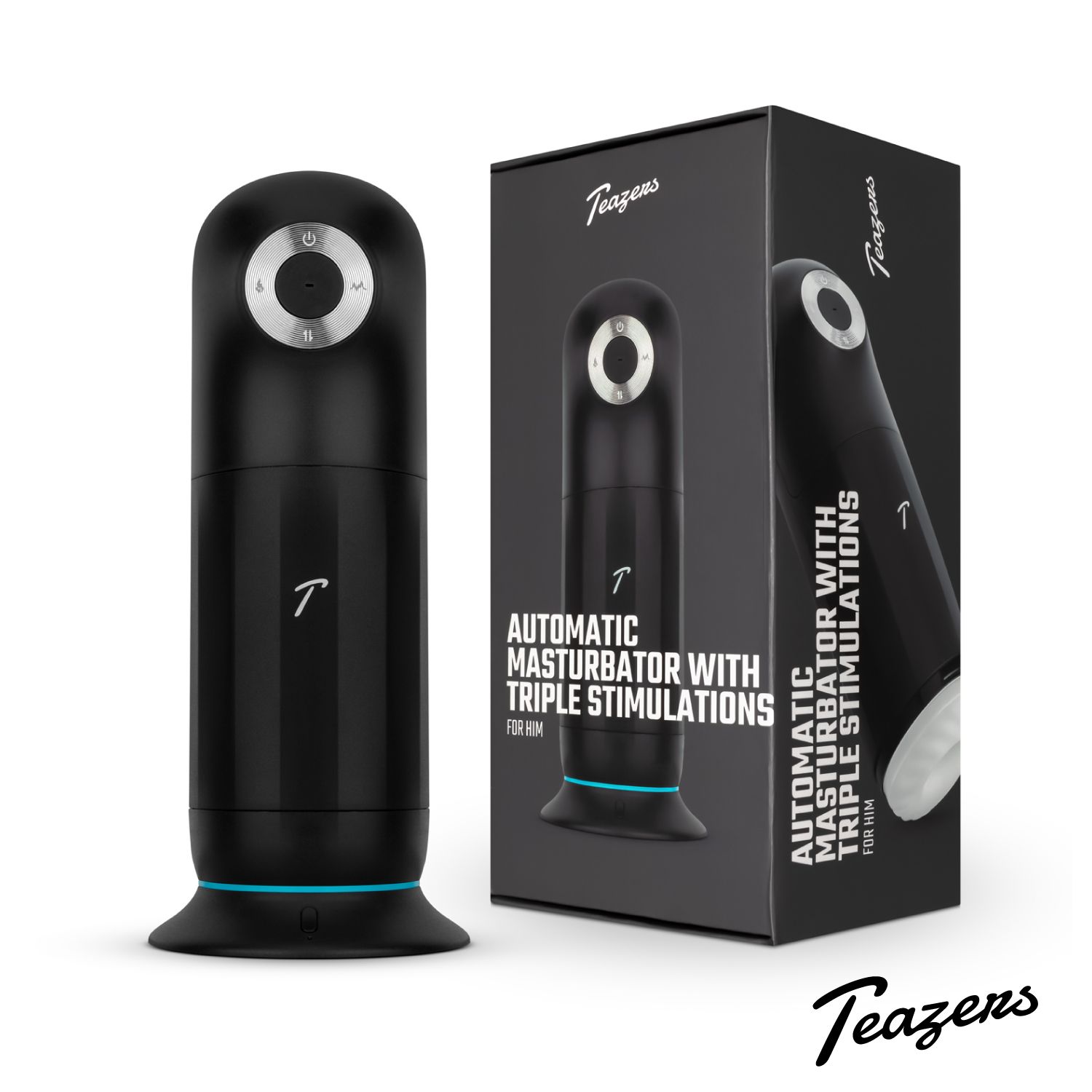 Teazers Automatische Masturbator met Driedubbele Stimulatie - Afbeelding 2