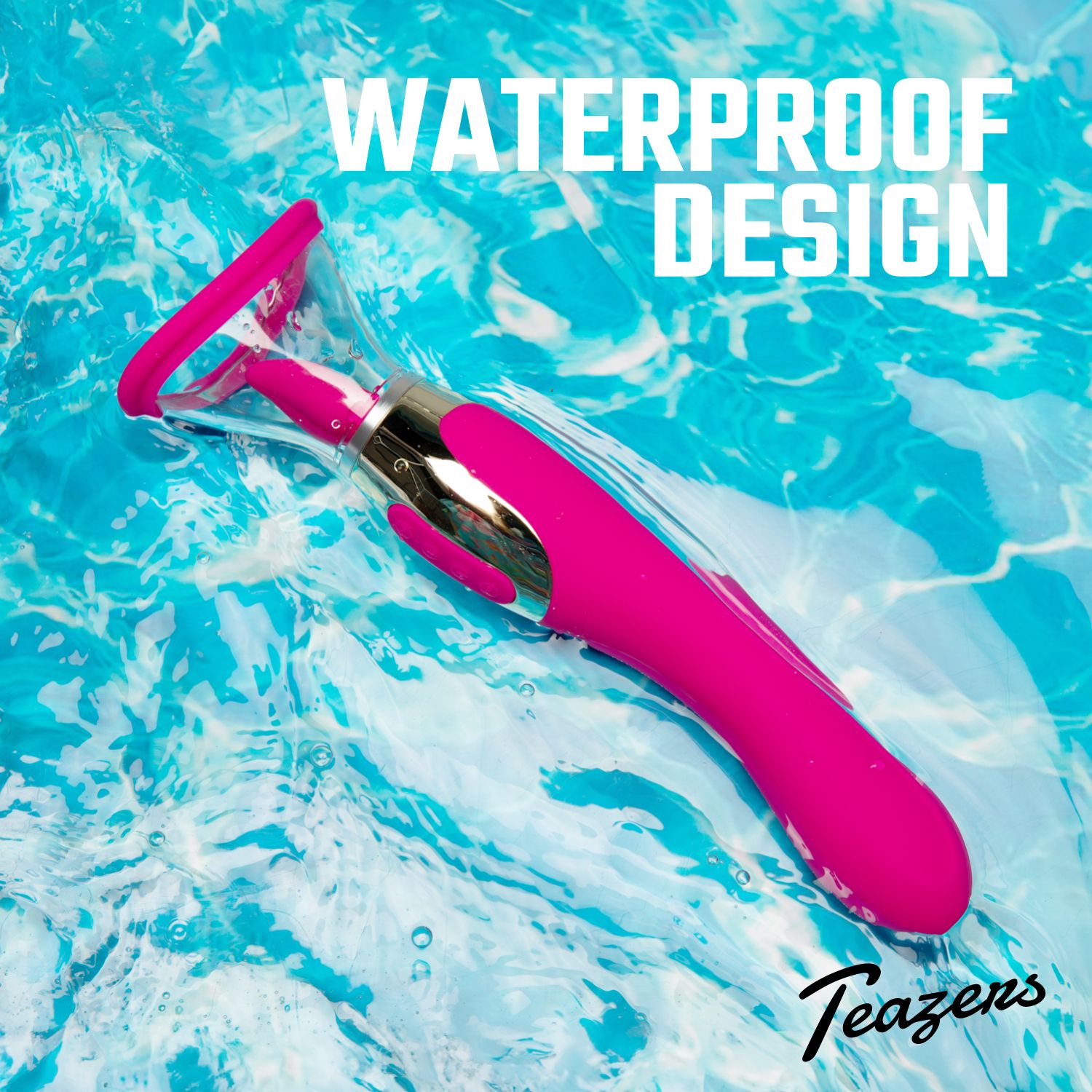 Teazers - Pleasure Pump Met G-Spot Vibrator - Roze - Afbeelding 4