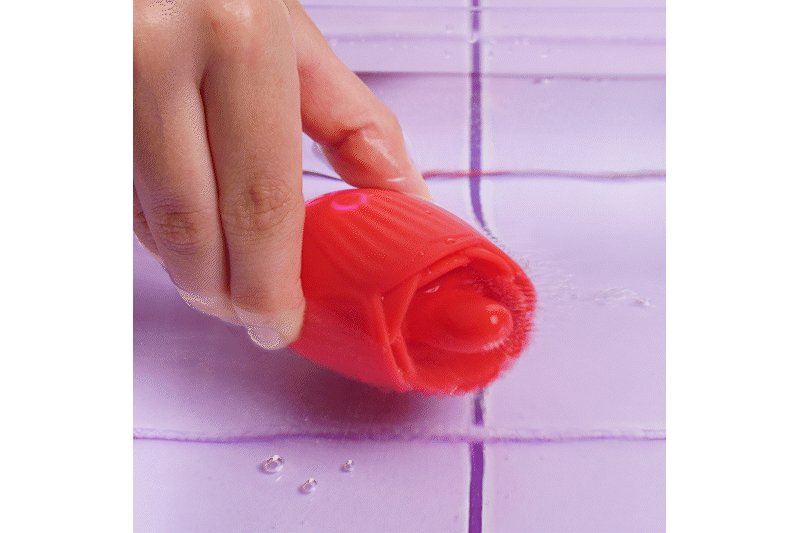 Teazers Roos Vibrator - Likken en Vibreren - Afbeelding 3