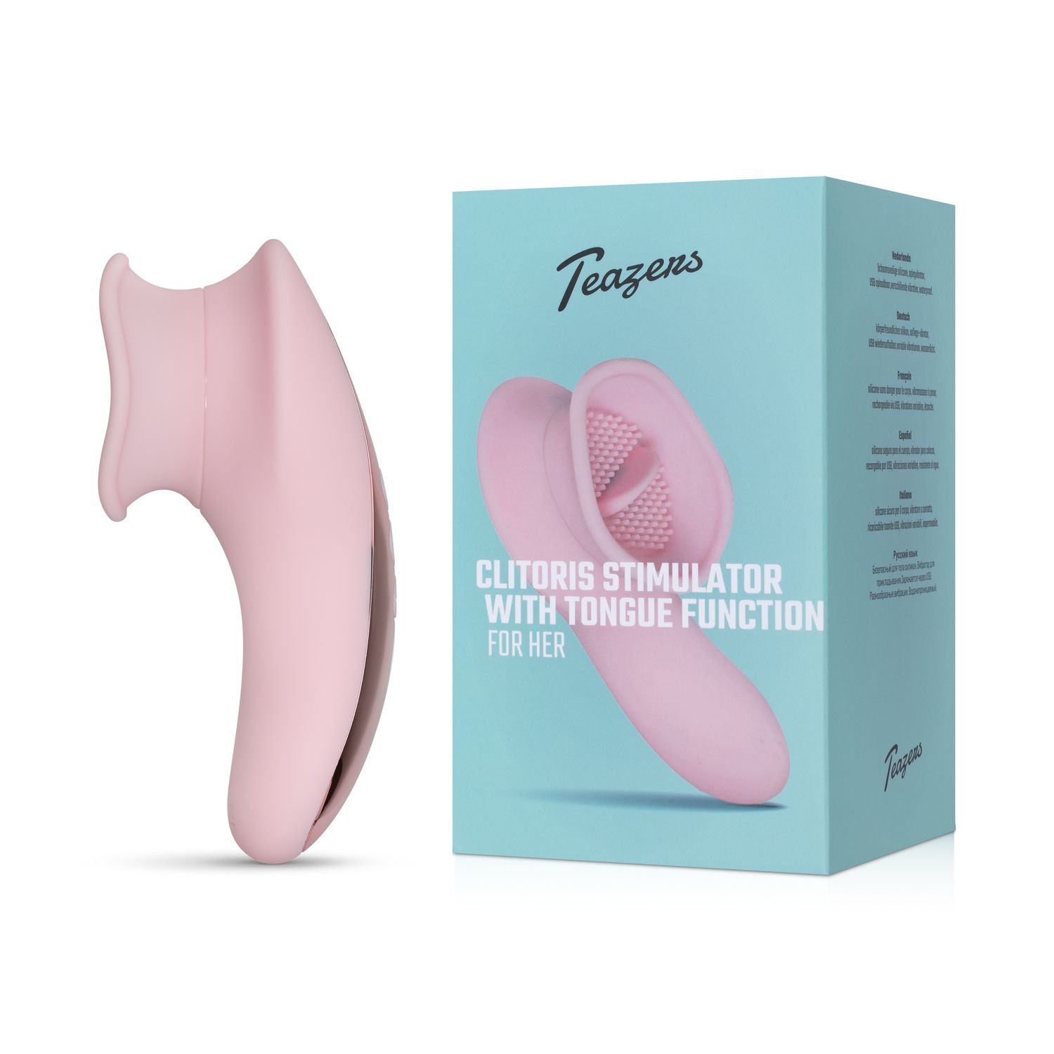 Teazers – Clitoral Tong Vibrator – Roze - Afbeelding 2