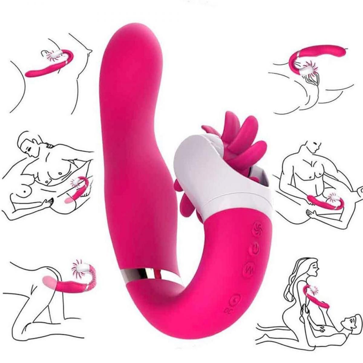 Teazers – Wheelie Vibe Vibrator – Roze - Afbeelding 5