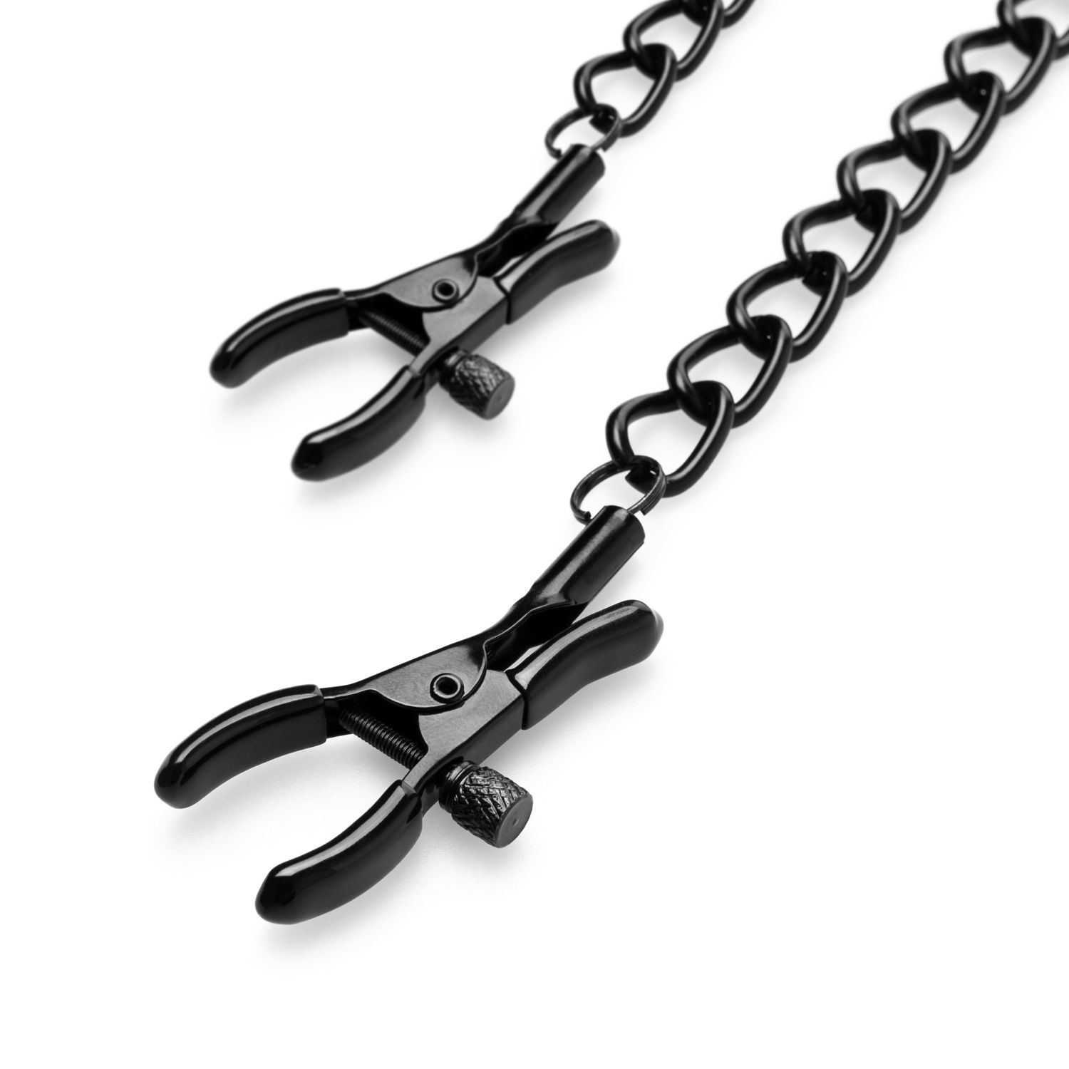 Tepelklemmen Met Ketting - Zwart - Afbeelding 5