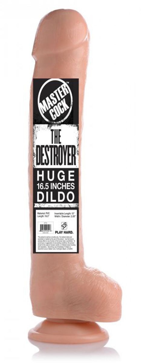 The Destroyer Realistische XXL Dildo Met Balzak - 32 cm - Afbeelding 5
