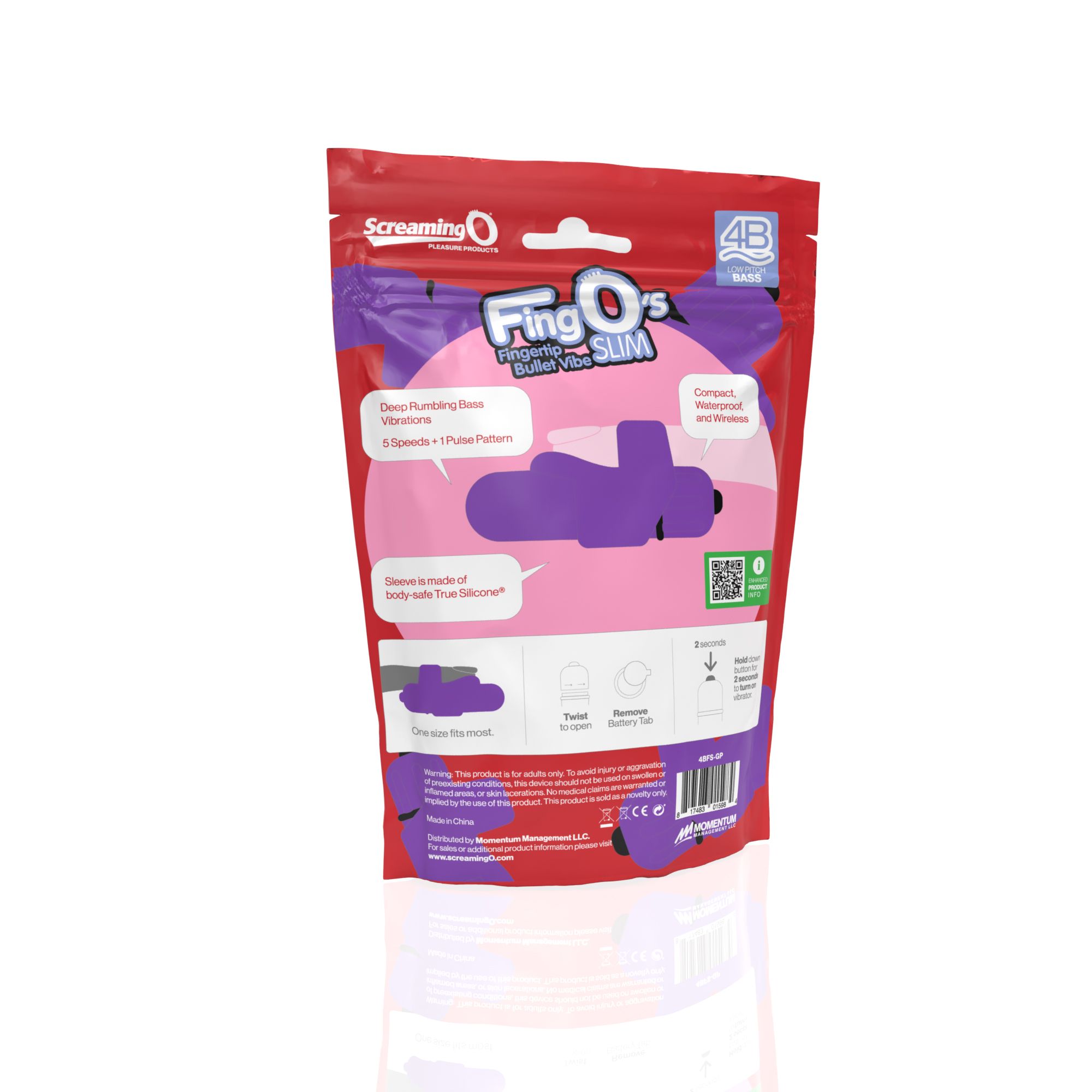 The Screaming O - 4B FingO SlimGrape - Afbeelding 5
