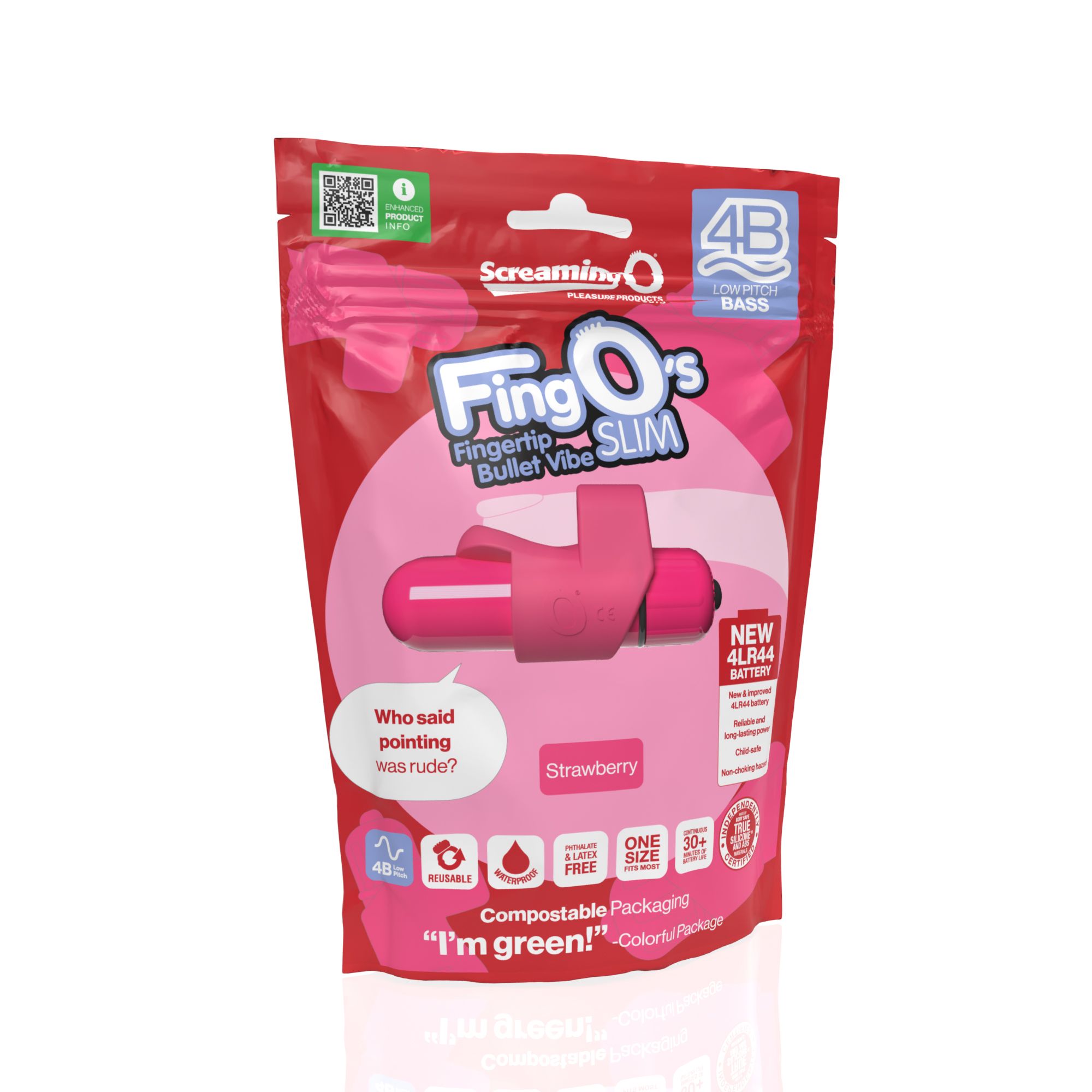 The Screaming O - 4B FingO SlimStrawberry - Afbeelding 4