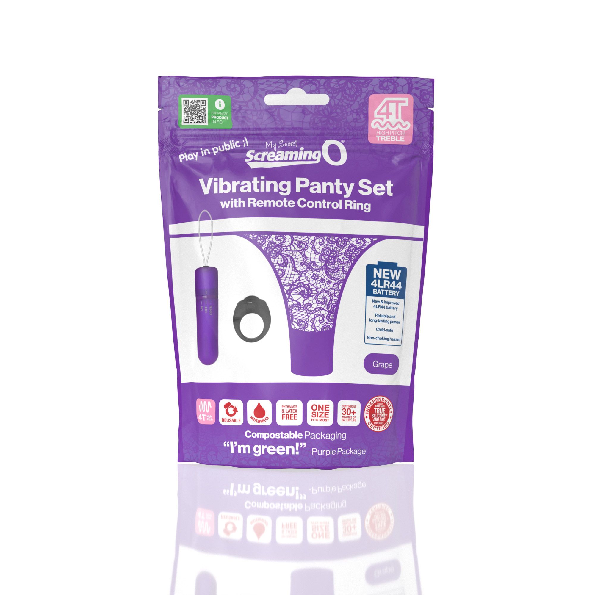 The Screaming O - My Secret Screaming O 4T Panty Vibe Grape - Afbeelding 4