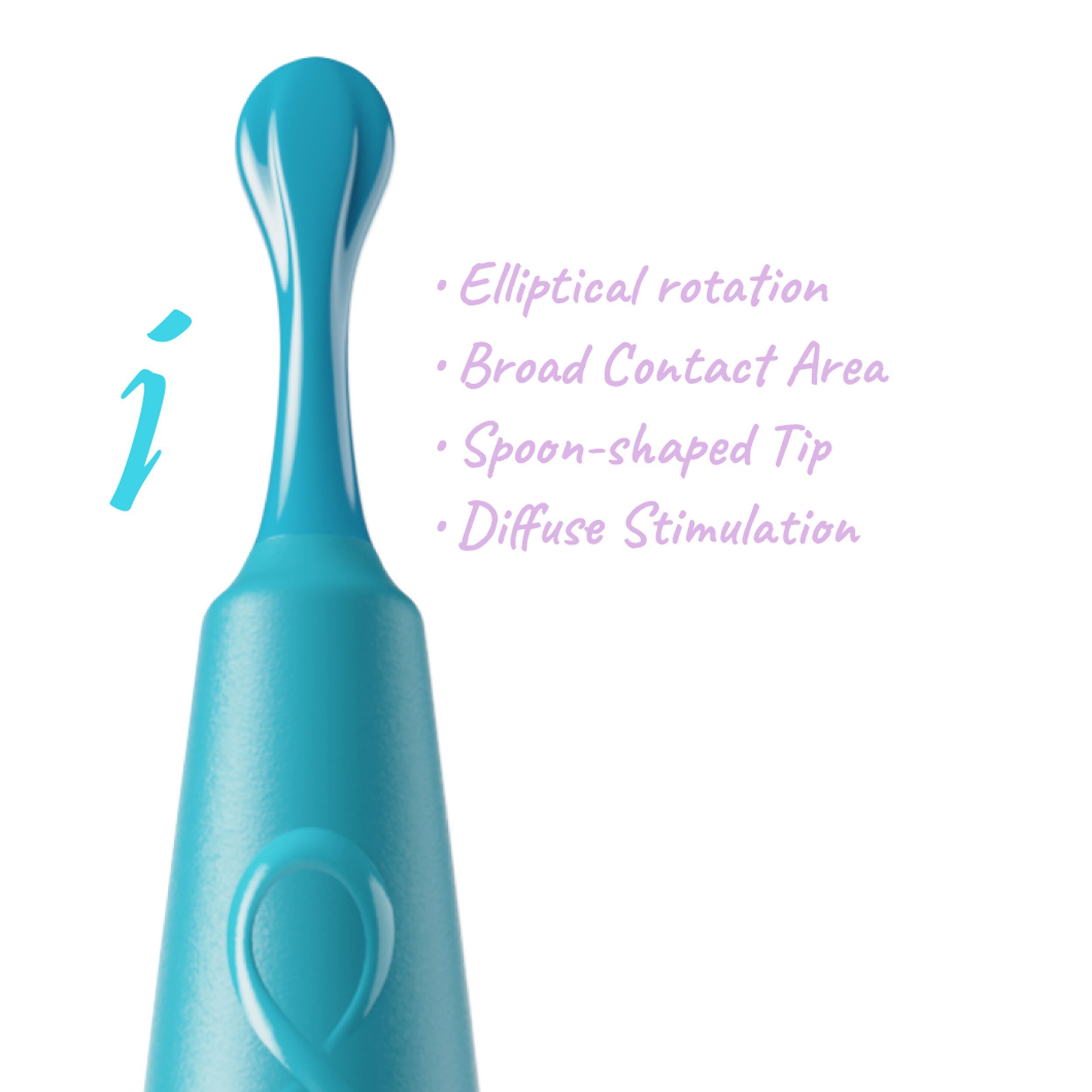 Zumio - I Spirotip Clitoris Stimulator - Aqua - Afbeelding 5